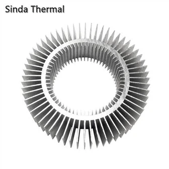 Alumínium hengeres hűtőborda extrudálás