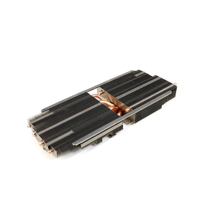 Aluminum Zipper Fin Radiator With Heatpipe